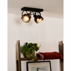 Spot de plafond Lucide CICLETA Noir, 2 lumières