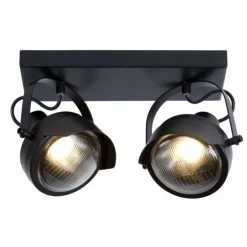 Spot de plafond Lucide CICLETA Noir, 2 lumières