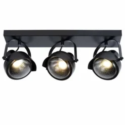 Spot de plafond Lucide CICLETA Noir, 3 lumières