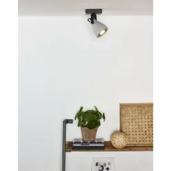 Spot de plafond Lucide CONCRI LED Noir, 1 lumière