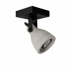 Spot de plafond Lucide CONCRI LED Noir, 1 lumière