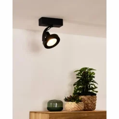 Spot de plafond Lucide DORIAN LED Noir, 1 lumière