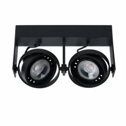 Spot de plafond Lucide GRIFFON Noir, 2 lumières