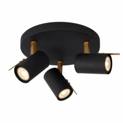 Spot de plafond Lucide GRONY Noir, 3 lumières