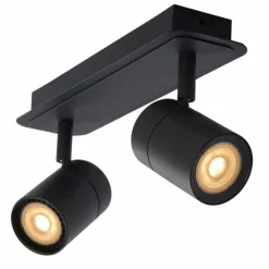 Spot de plafond Lucide LENNERT LED Noir, 2 lumières