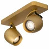 Spot de plafond Lucide PRESTON LED Or, Laiton, 2 lumières