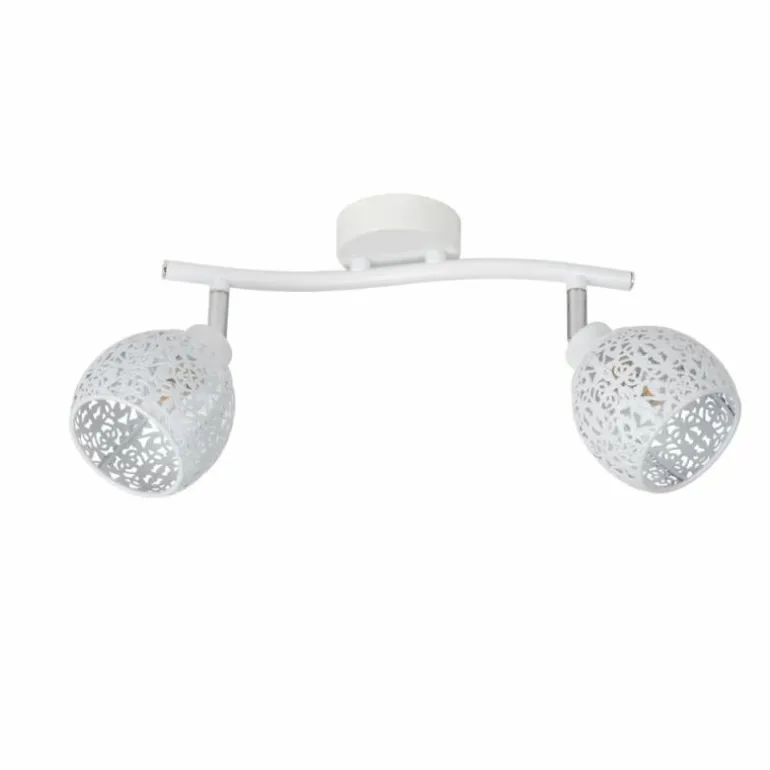Spot de plafond Lucide TAHAR Blanc, 2 lumières