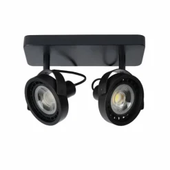 Spot de plafond Lucide TALA LED Noir, 2 lumières