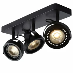 Spot de plafond Lucide TALA LED Noir, 3 lumières