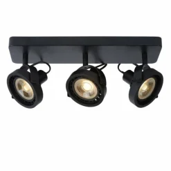 Spot de plafond Lucide TALA LED Noir, 3 lumières