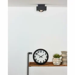 Spot de plafond Lucide XIRAX LED Noir, 1 lumière