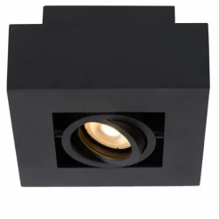Spot de plafond Lucide XIRAX LED Noir, 1 lumière
