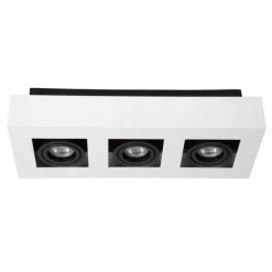Spot de plafond Lucide XIRAX LED Blanc, 3 lumières