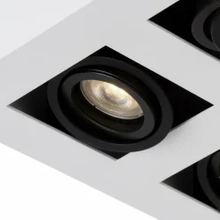 Spot de plafond Lucide XIRAX LED Blanc, 4 lumières