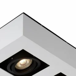 Spot de plafond Lucide XIRAX LED Blanc, 4 lumières
