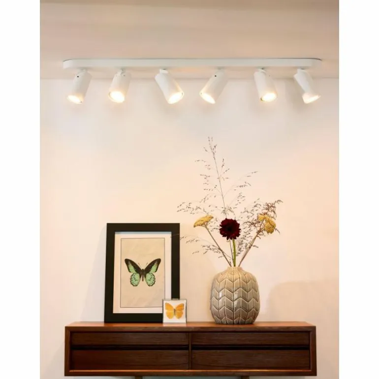 Spot de plafond Lucide XYRUS LED Blanc, 6 lumières
