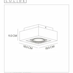 Spot de plafond Lucide ZEFIX LED Blanc, 1 lumière