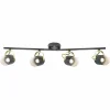Spot de plafond Nordlux LOTUS Laiton, Noir, 4 lumières