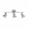 Spot de plafond Reality Nickel mat, 3 lumières