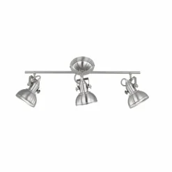 Spot de plafond Reality Nickel mat, 3 lumières