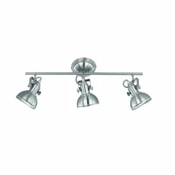 Spot de plafond Reality Nickel mat, 3 lumières