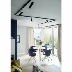 Spot de plafond SCHÖNER-WOHNEN-Kollektion HV-Track Lina Stina LED Noir, 1 lumière