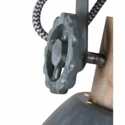 Spot de plafond Steinhauer Gearwood Gris, Bois foncé, 4 lumières