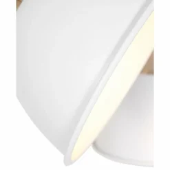 Spot de plafond Steinhauer Gearwood Bois foncé, Blanc, 4 lumières