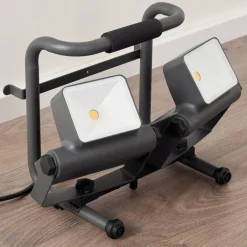 Spot d'extérieur Dyndved LED Gris, 2 lumières