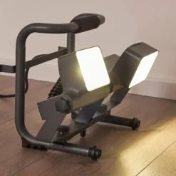 Spot d'extérieur Dyndved LED Gris, 2 lumières