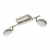 Spot Eglo CONNECT CORROPOLI-C LED Nickel mat, 2 lumières, Changeur de couleurs