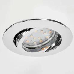 Spot encastrable Kerrouan LED Chrome, 1 lumière