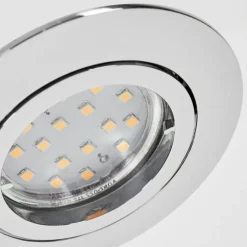 Spot encastrable Kerrouan LED Chrome, 1 lumière