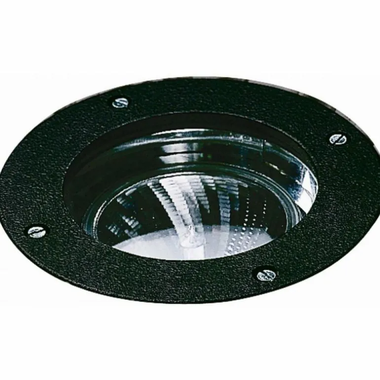 Spot encastrable au sol Albert 2128 Noir, 1 lumière