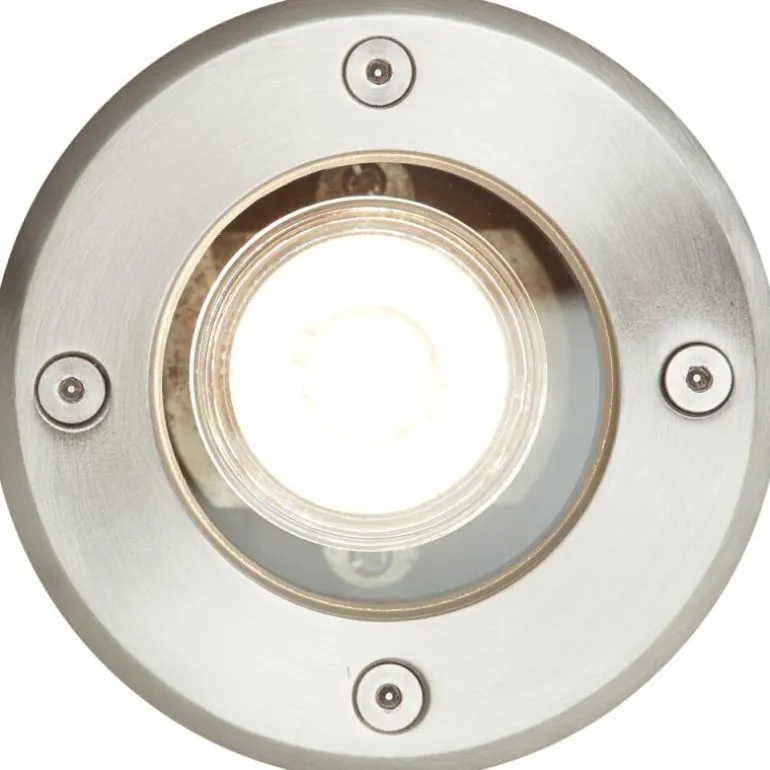 Spot encastrable au sol Brilliant Itch Argenté, 1 lumière