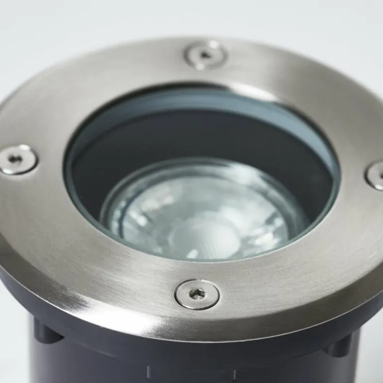 Spot encastrable au sol Brilliant Itch Argenté, 1 lumière