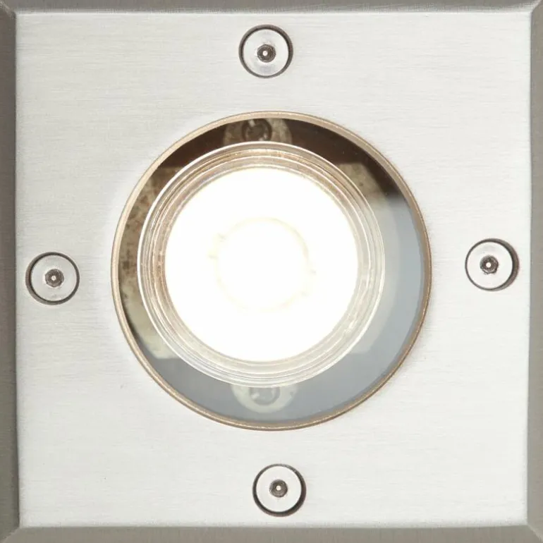 Spot encastrable au sol Brilliant Itch Argenté, 1 lumière