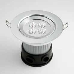 Spot encastrable au sol Konstsmide LED Aluminium, 4 lumières