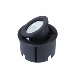 Spot encastrable au sol LUTEC ARTIC LED Noir, 1 lumière