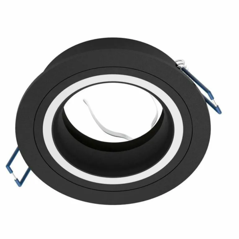 Spot encastrable Eglo CAROSSO Noir, Blanc, 1 lumière