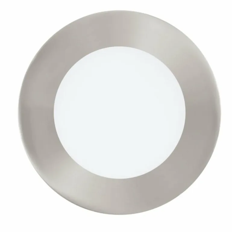 Spot encastrable Eglo FUEVA-C LED Nickel mat, 1 lumière, Changeur de couleurs