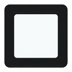 Spot encastrable Eglo FUEVA LED Noir, 1 lumière