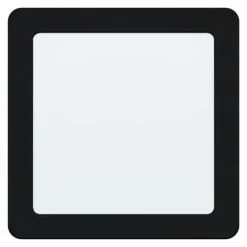 Spot encastrable Eglo FUEVA LED Noir, 1 lumière