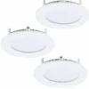 Spot encastrable Eglo FUEVA LED Blanc, 3 lumières