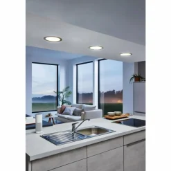 Spot encastrable Eglo FUEVA-Z LED Noir, 1 lumière