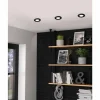 Spot encastrable Eglo PENETO LED Noir, 3 lumières