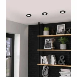 Spot encastrable Eglo PENETO LED Noir, 3 lumières