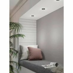 Spot encastrable Eglo PENETO LED Noir, 1 lumière