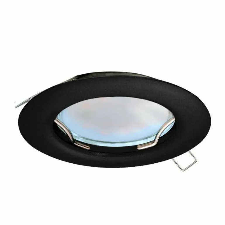 Spot encastrable Eglo PENETO LED Noir, 1 lumière