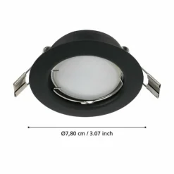 Spot encastrable Eglo PENETO LED Noir, 3 lumières